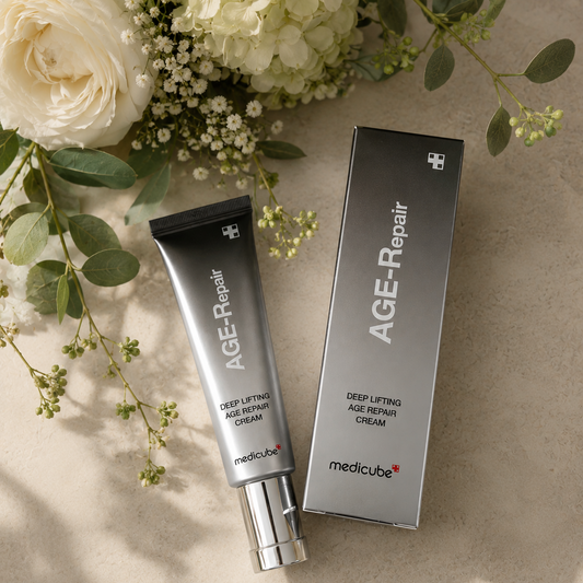 Medicube - Deep Lifting Age Repair Cream - Priešraukšlinis Liftinguojantis Kremas su Peptidais - 30ml