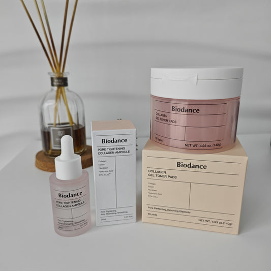 Biodance „Pore & Collagen“ rinkinys stangriai ir lygiai odai