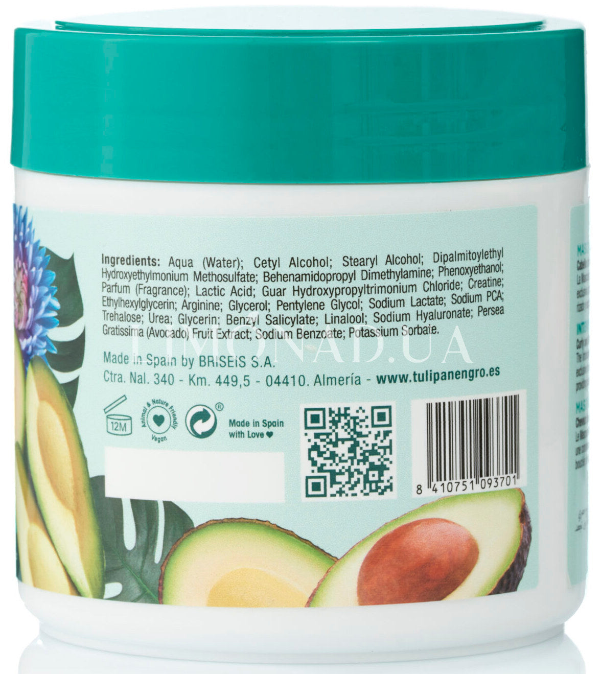 Tulipan Negro Intensyvi drėkinamoji plaukų kaukė 400ml
