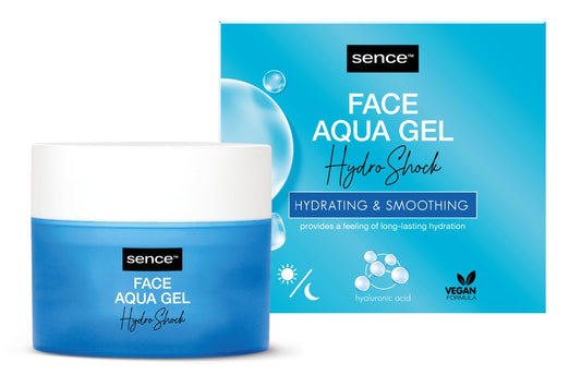 Sence „Hydro Shock“ Aqua Gel – Gaivinantis veido kremas (50 ml)