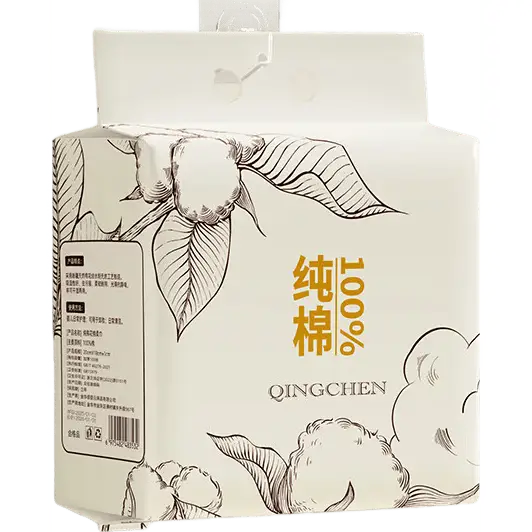 „Qingchen“ 100 % medvilniniai vienkartiniai veido rankšluosčiai (20x18 cm)