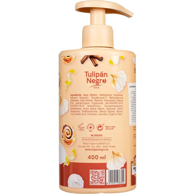 Tulipán Negro Merengada Milk & Cinnamon kūno losjonas 400ml