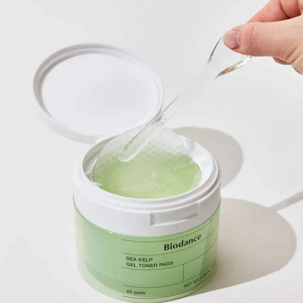 BIODANCE Sea Kelp Gel Toner Pads - geliniai toniko diskeliai 60vnt