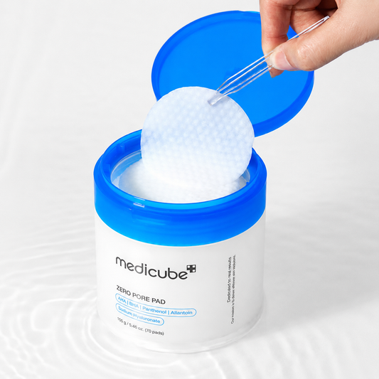 MEDICUBE Zero Pore Pad 2.0, švelniai eksfoliuojantys veido diskeliai, 70 vnt.