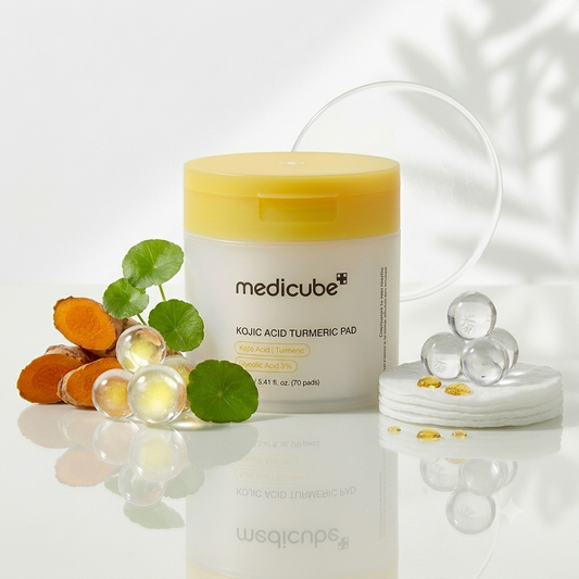 Medicube Kojic Acid & Turmeric toonivad näopadjakesed 160 ml, 70 patja