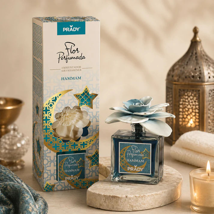 PRADY Hammam kvapų difuzorius su gėle 90ml