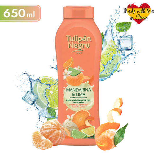 Tulipan Negro dušo želė Mandarina Lima 650 ml