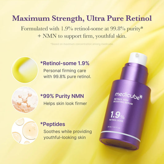 Medicube Retinol NMN Boosting Serum - veido serumas su retinoliu 30ml