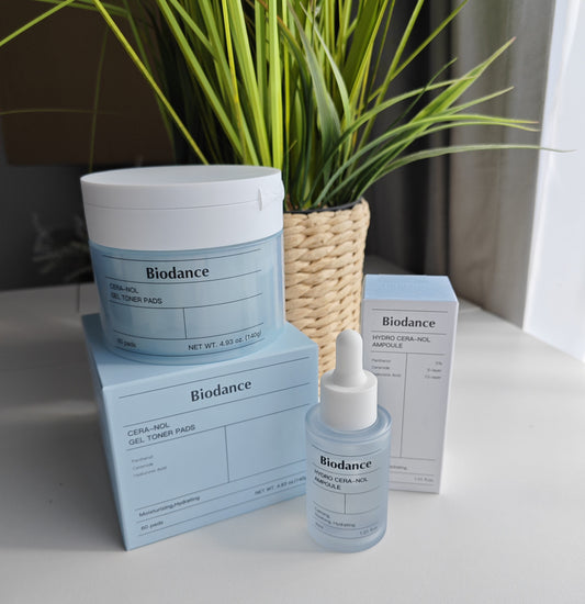 Biodance Hydro Cera-nol serumas 30ml + Geliniai toniko diskeliai 60vnt.