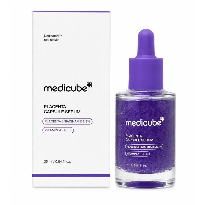 Medicube Placenta Capsule Serum – Intensyviai stangrinantis ir švytėjimo suteikiantis veido serumas (25 ml)