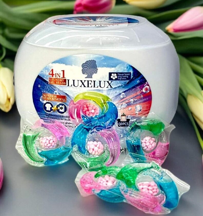 Skalbimo kapsulės “Luxelux” 4in1