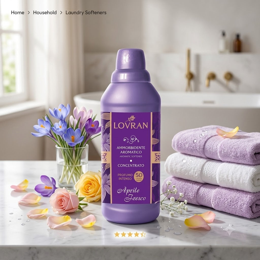 LOVRAN aromatinis audinių minkštiklis „Aprile Fresco“, 1L