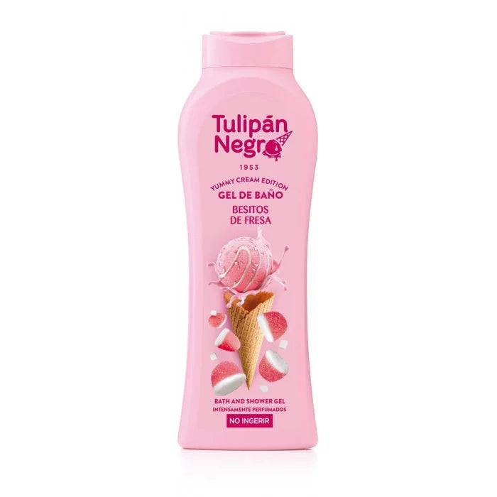Tulipan Negro dušo želė Strawberry Kisses 650 ml