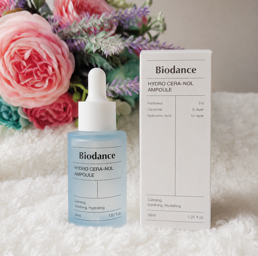 Biodance - Hydro Cera-nol Ampoule – drėkinamasis ir raminamasis veido serumas – 30 ml