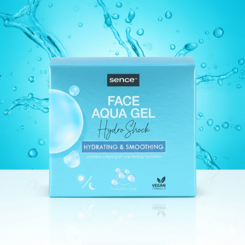 Sence „Hydro Shock“ Aqua Gel – Gaivinantis veido kremas (50 ml)