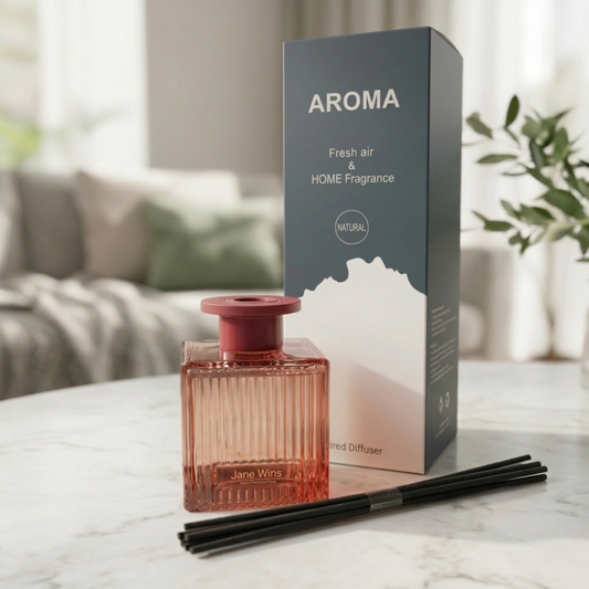 AROMA namų kvapas su lazdelėmis  Ebony Rose 200ml