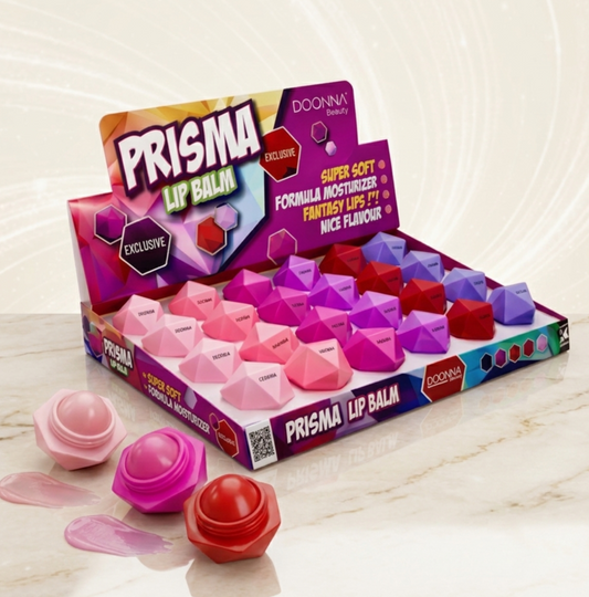💎 D'Donna „Prisma“ deimanto formos lūpų balzamas bespalvis (korpuso spalva parenkama atsitiktine tvarka)