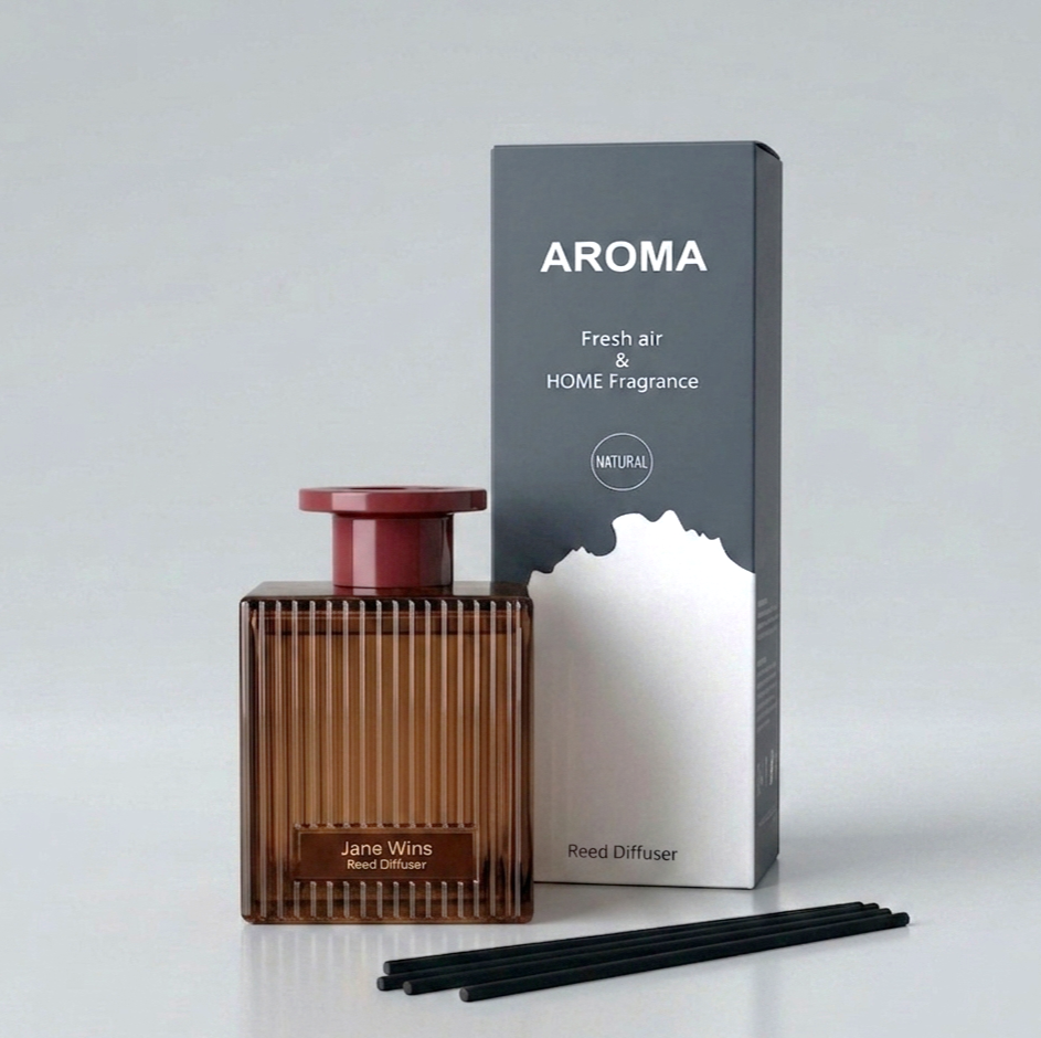AROMA namų kvapas su lazdelėmis  Ebony Rose 200ml