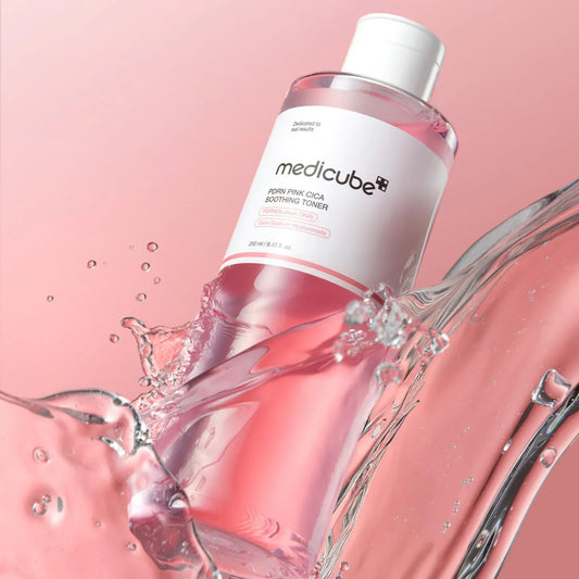 MEDICUBE PDRN Pink Cica Soothing, raminantis tonikas, 250 ml