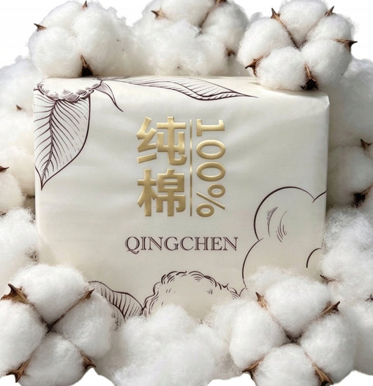 „Qingchen“ 100 % medvilniniai vienkartiniai veido rankšluosčiai (20x18 cm)