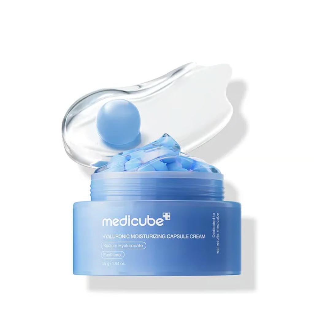 Medicube Hyaluronic Moisturizing Capsule Cream – intensyviai drėkinantis kremas 55g.