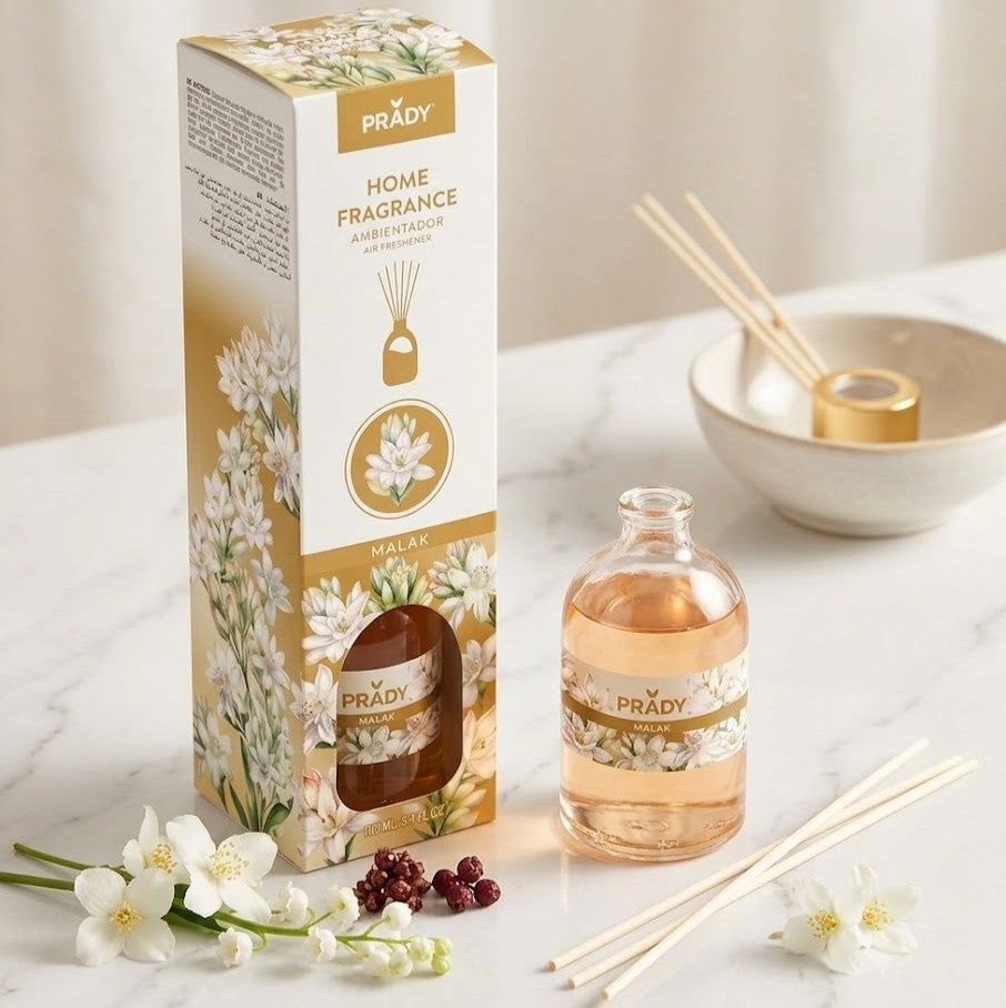PRADY Malak namų kvapas su lazdelėmis 100ml