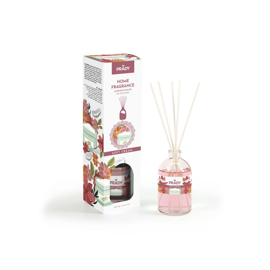 PRADY Soft Cream namų kvapas su lazdelėmis 100ml